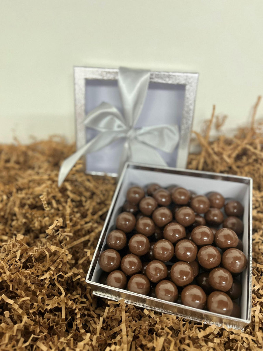 No Sugar Added Milk Chocolate Malt Balls Gift Box Nuts To You