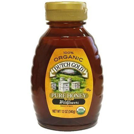 Dutch Gold 100% Pure Organic Honey 12oz