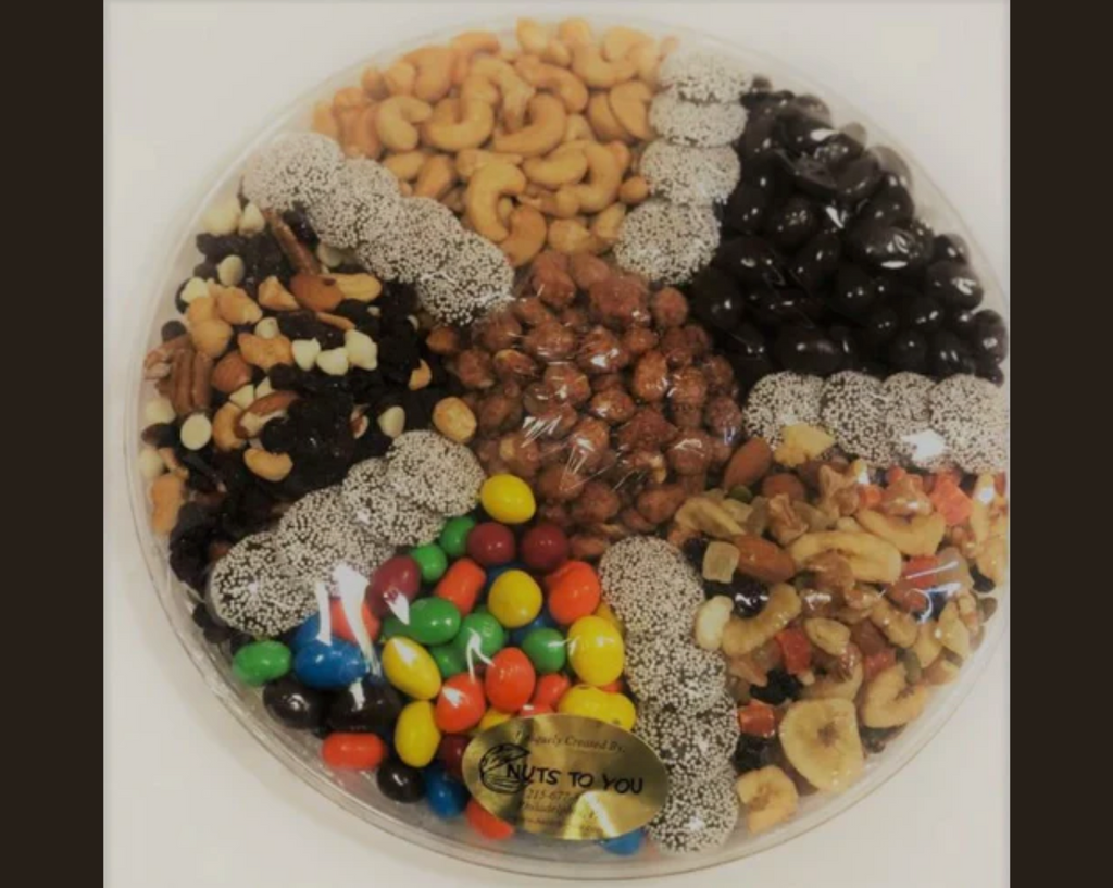 premade party snack trays and tins