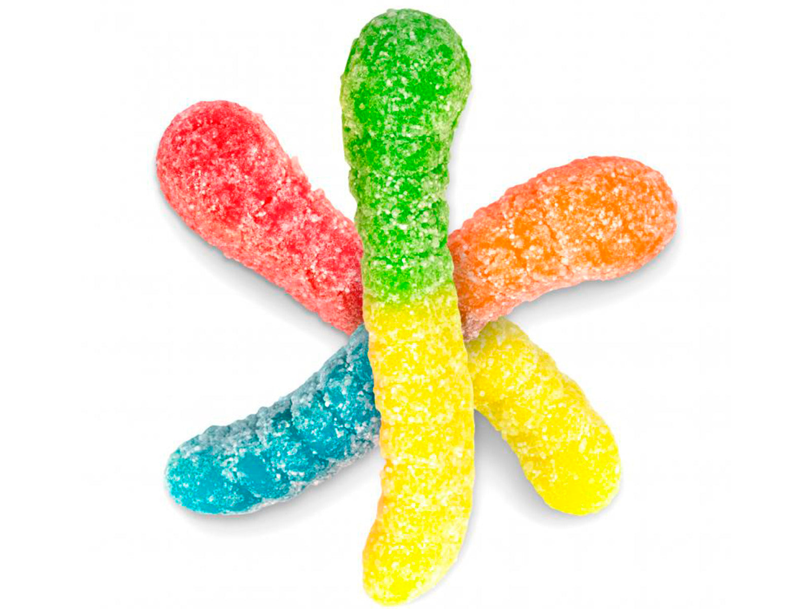 Sour Neon Gummi Worms