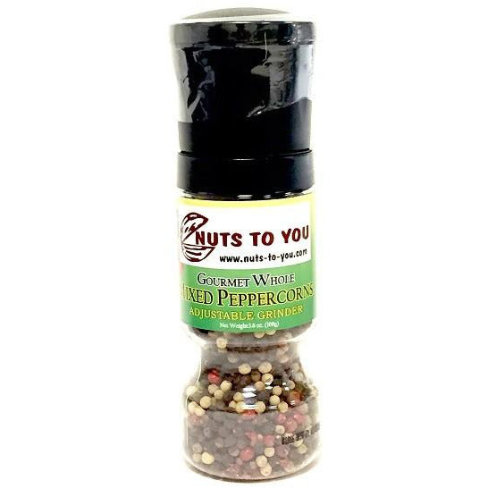 Gourmet Whole Mixed Peppercorns (Adjustable Grinder)