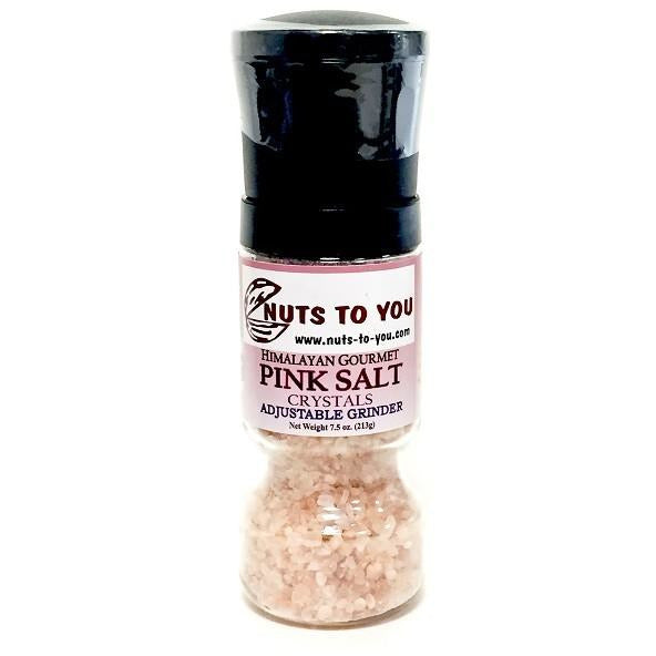 Himalayan Pink Salt Adjustable Grinder 7 oz - Saltean